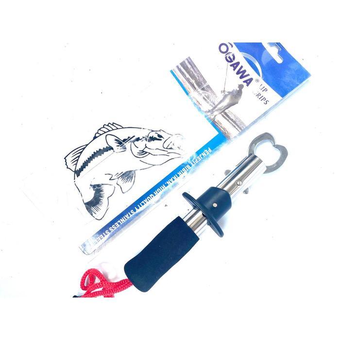 Ogawa Fishing Lip Grip Pancing Tanpa Timbangan Stainless Steel Murah Lip Grip
