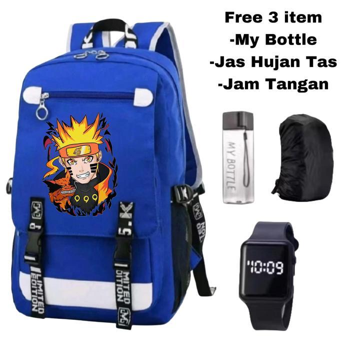 Sale Tas Ransel Naruto-Backpack Anime Naruto-Tas Sekolah Naruto-Tas Casual Naruto-Tas Ransel