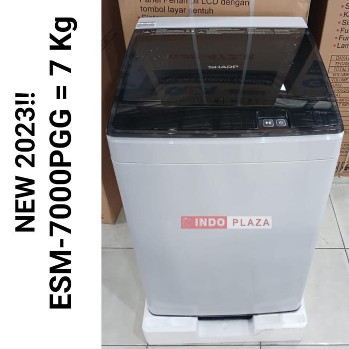 MESIN CUCI 1 TABUNG 7 KG / 7Kg SHARP ES-G876P-GY QUICK WASH - ES-M7000PGG=7KG