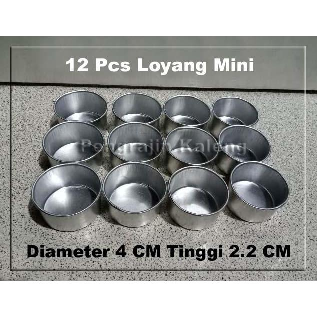 (1 Lusin) Cetakan Tart Mini / Cetakan Tartlet / Cetakan Kue Mini *