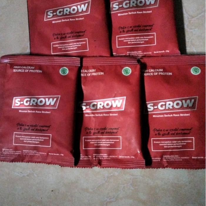 PAKET 5 SASET S GROW SUSU PENINGGI BADAN ASLI BPOM