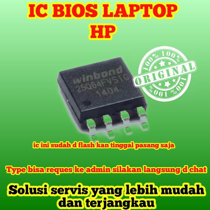 ic bios laptop merk hp siap pakai