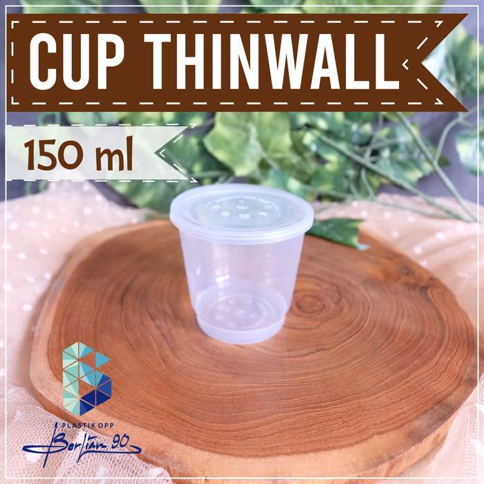 Cup puding 150ml / Thinwall 150ml / Gelas puding 150ml / Tempat Puding