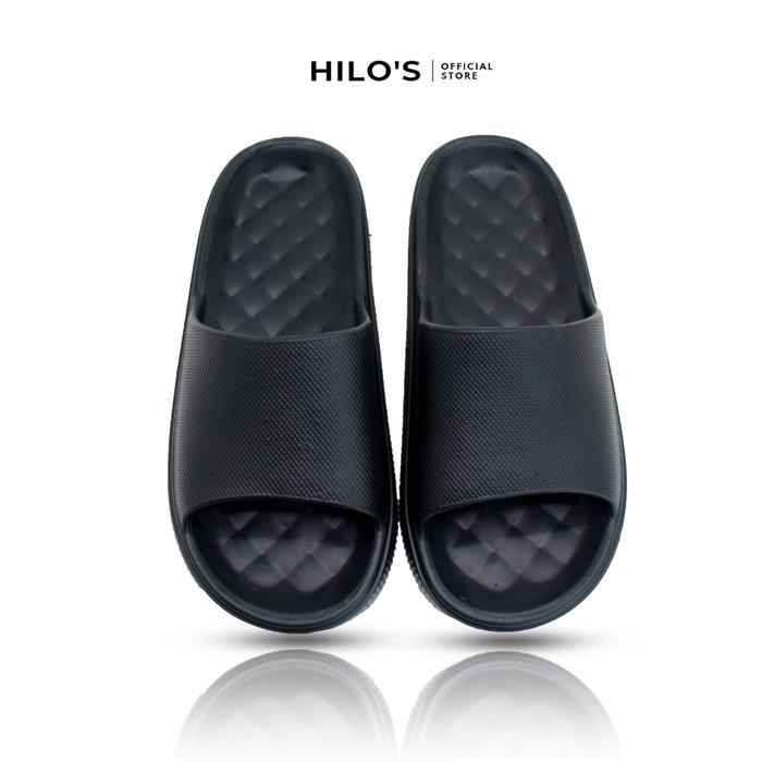 Hilo's - Sandal Selop Pria Polos Empuk Karet EVA Shoes Sandal Selop Kece Cowok
