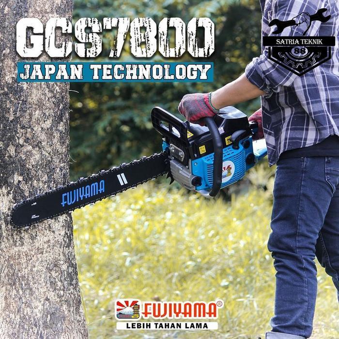 MESIN GERGAJI CHAINSAW / MESIN POTONG KAYU / CHAIN SAW FUJIYAMA 22 IN