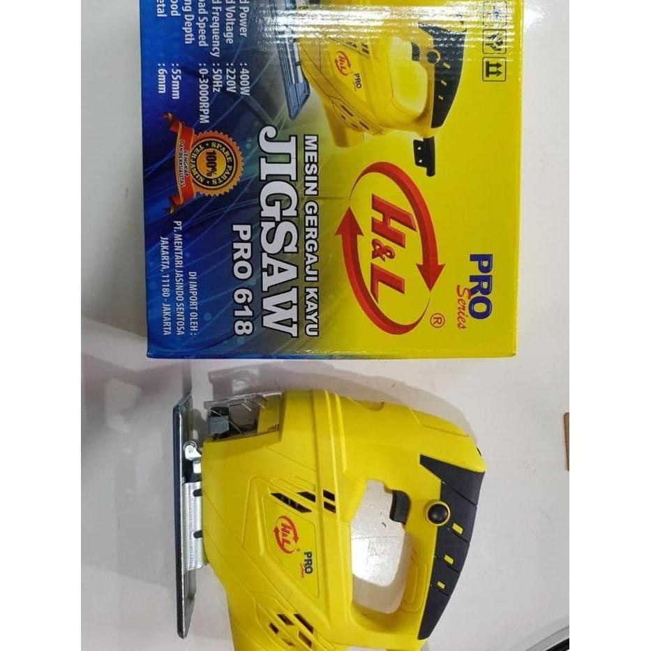 HNLPRO 618 MESIN JIGSAW JIG SAW GERGAJI KAYU MESIN 2200 MODERN RYU