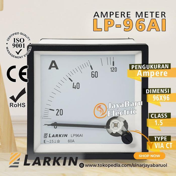 AMPERMETER AMMETER ANALOG LARKIN LP-96AI