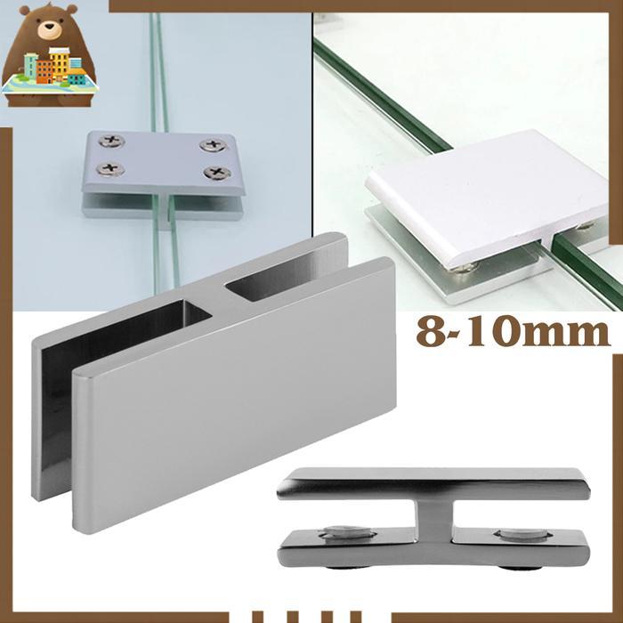 GLASS CONNECTOR 8-10MM LURU PENJEPIT KACA KONEKTOR JEPIT KACA READY