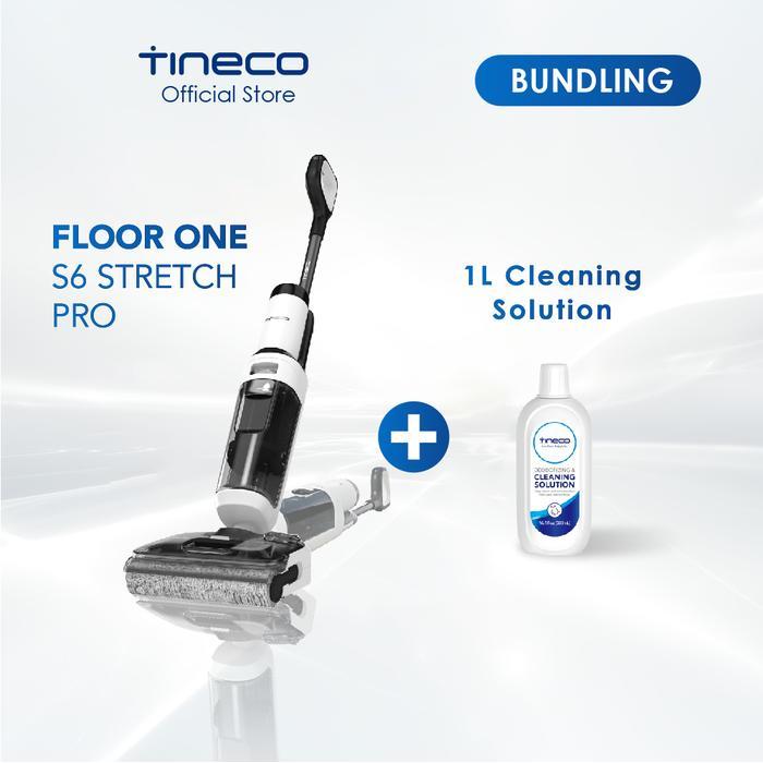 TINECO FLOOR ONE STRETCH S6 PRO SMART WET DRY CORDLESS STICK VACUUM CLEANER AND FLOOR WASHER