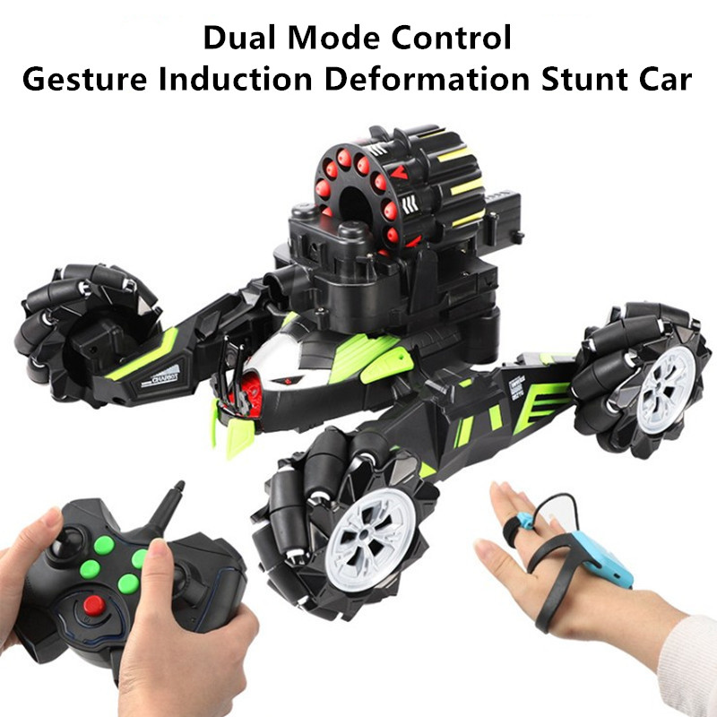 Gesture Induction Deformation RC Stunt Car Dual Control Mode Three