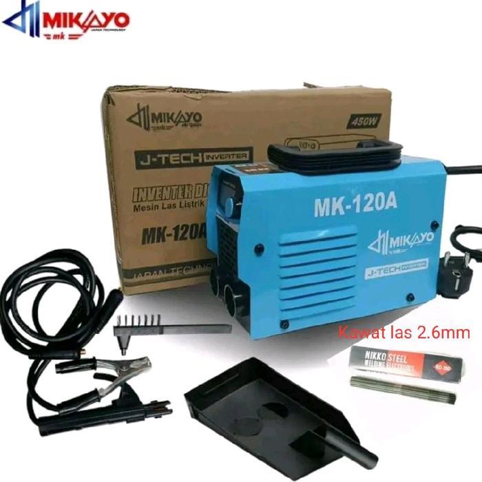 Mesin Las Listrik Digital 120 Ampere Invertertera Digital 120A Mein Las 450 Watt Mikayo Japan