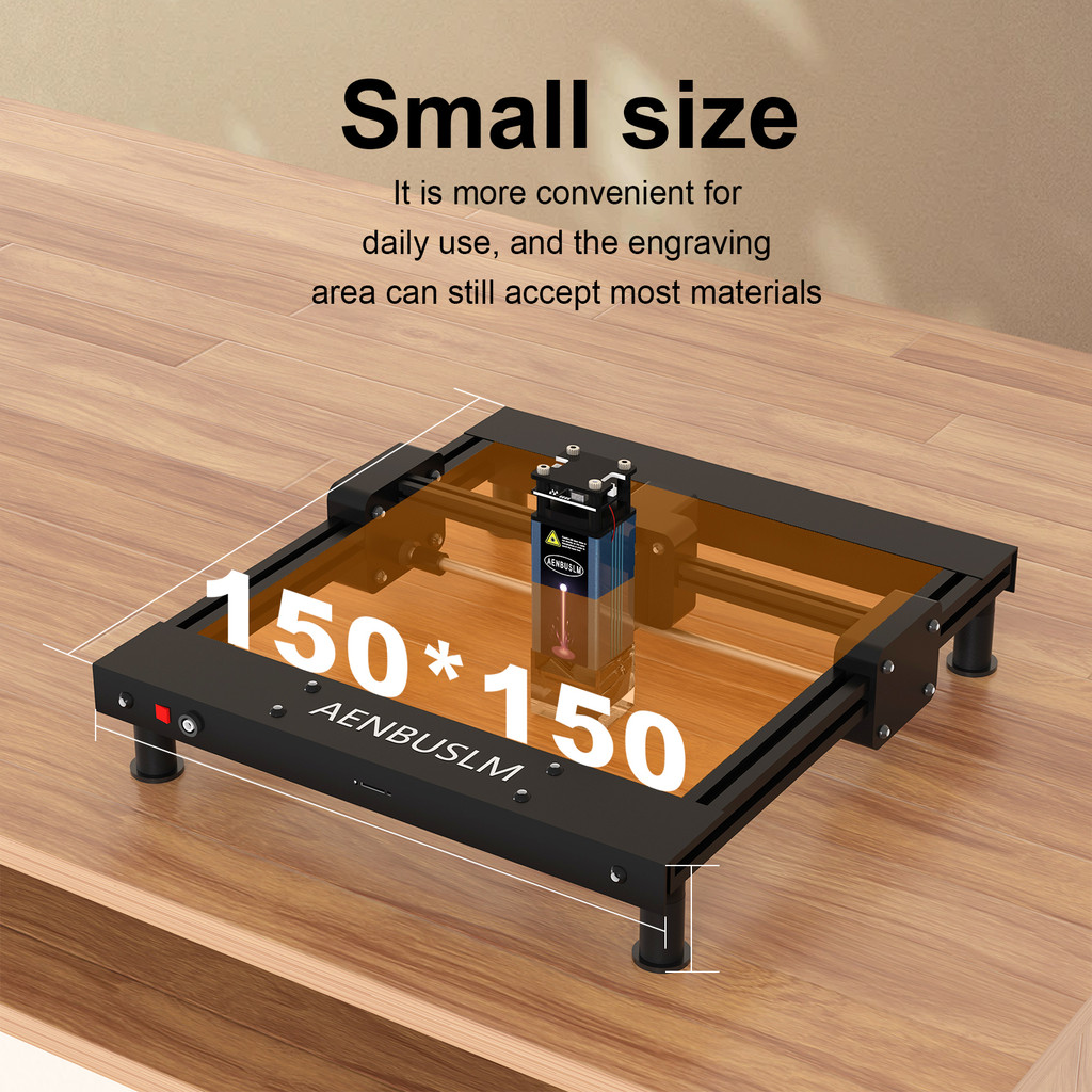 AENBUSLM Mini Laser Engraving 6W/10W/20W Machine, Laser Engraver, Laser Cutting Machine, Working