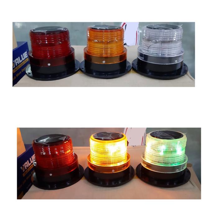 Lampu Navigasi Solar Panel / Warning Light Solar Panel / Lampu Signal