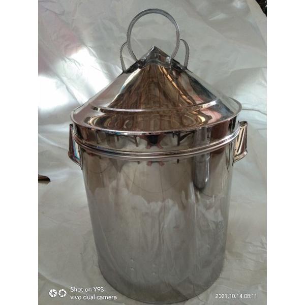Dandang Kukus / sablukan Nasi 8kg 10 KG Stainlees