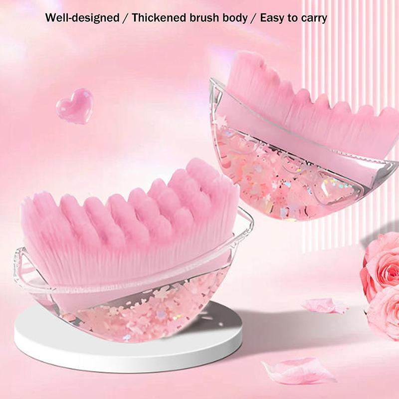 New Pink Lymphatic Contour Face Brush, Facial Sculpting Lymphatic Drainage Tool, Lymphatic Drainage