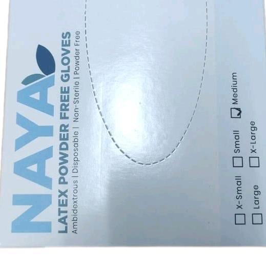 Ready Naya Sarung Tangan Latex Non Powder, Izin Kemenkes Akd -Gratisongkir