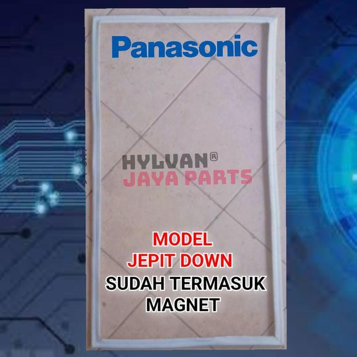 GASKET KARET PINTU KULKAS PANASONIC NR-B25AF JEPIT BAUT 54.5 X 90 CM BARU