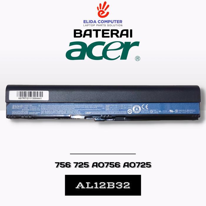 Baterai Acer Aspire One AL12B32 AL12B31 AL12A31 AL12X32 AL12B72 FAT