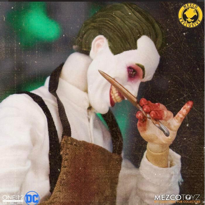 HOT SALE MEZCO ONE:12 THE JOKER GOTHAM BY GASLIGHT - DELUXE EDITION TERMURAH