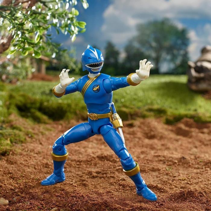 HOT SALE POWER RANGERS FIGURE LIGHTNING COLLECTION WILD FORCE BLUE SHARK RANGER TERMURAH