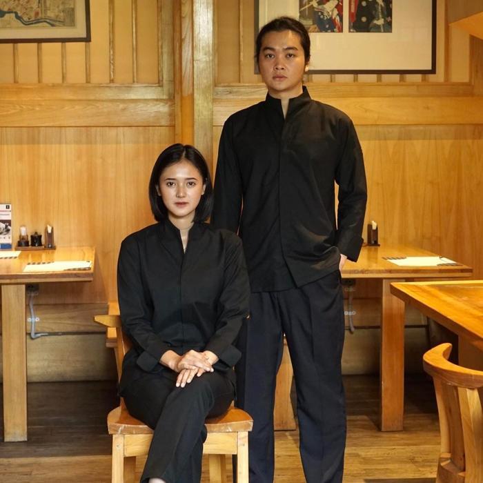 Tokyo" Style Chef Jacket / Seragam Kitchen Unisex / Aksara Chef Jacket / Baju Chef / Baju Koki