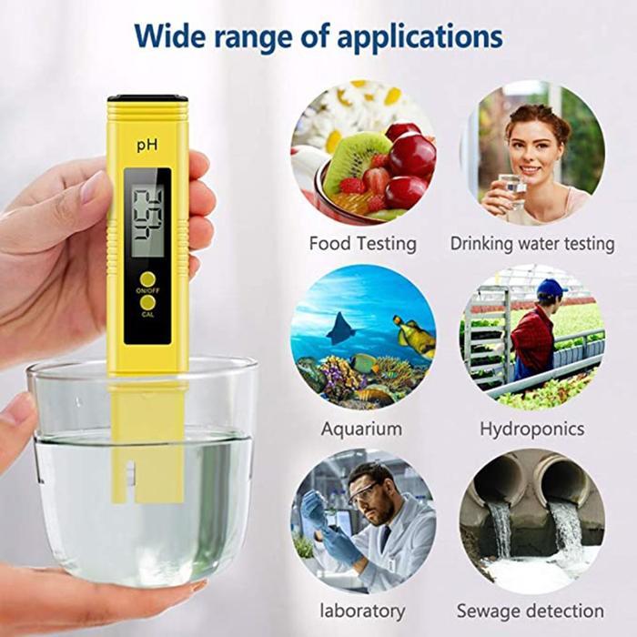 ELROSTO PH TDS Alat Ukur Kualitas Air Digital Hidroponik Akuarium Suhu