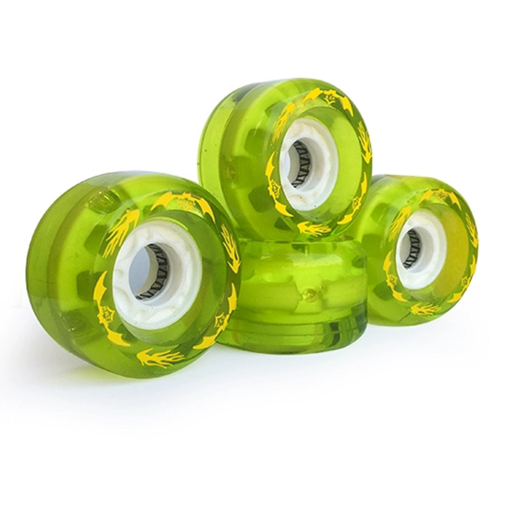 72*44mm Freeline Skates Wheels With Led 82A High Quality Drift Skate Rodas PU LongBoard Ruedas