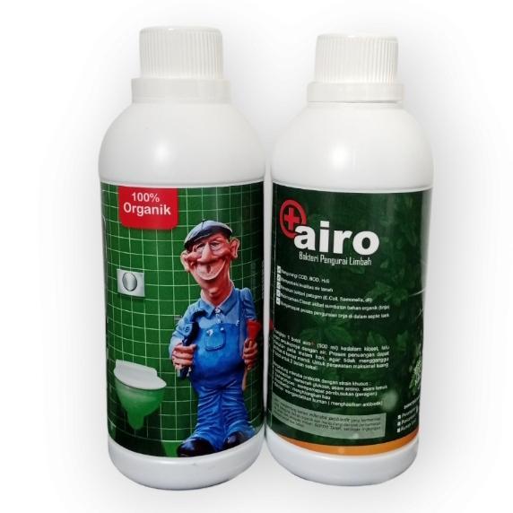 Obat WC Penuh Bau Airo+ Bakteri Pengurai Limbah Atasi WC Toilet Penuh dan Bau Tanpa Sedot WC Organik