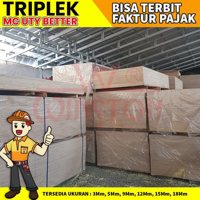 Triplek / MULTIPLEK / PLYWOOD Meranti MC/COMBI UTY A, BUKAN UTTY B