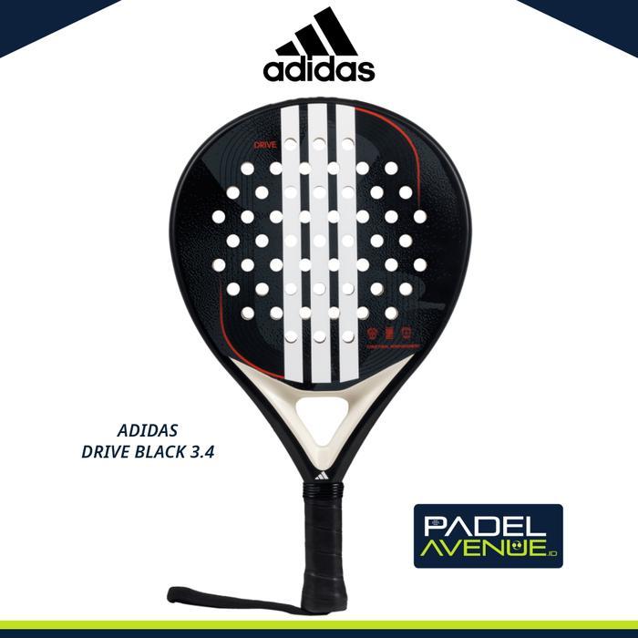 Adidas Drive Black 3.4 Padel Racket Raket Pasti Promo