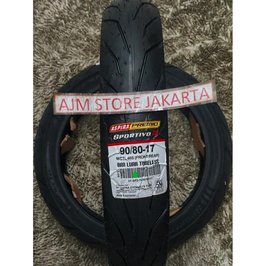 Aspira Premio Sportivo 2 90/80-17 Tubeless...