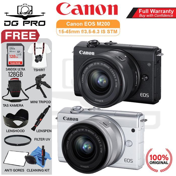 CANON EOS M200 KIT 15-45MM HARGA PROMO - KAMERA CANON MIRRORLESS