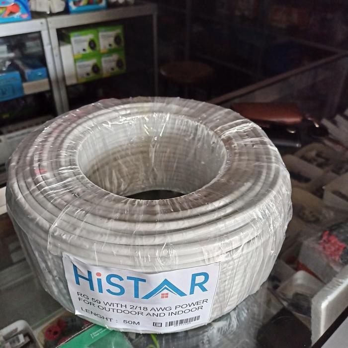 SALE kabel rg 59+power 50m. kabel cctv Histar