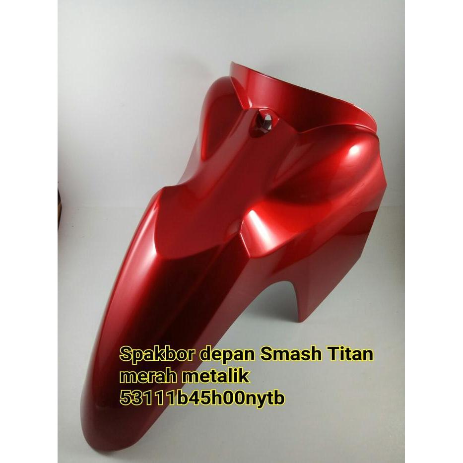 Spakbor depan/Slebor depan Smash Titan Merah Metalik