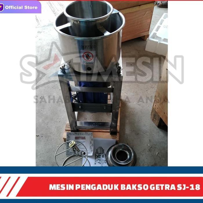 Satmesin Mesin Pengaduk Adonan Bakso (SJ-18) Getra