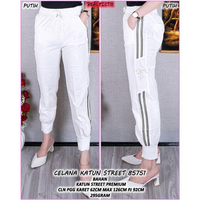 ser NEW ARRIVAL  8089 Celana Jogger Viral Import Joger Wanita Fashion Matt. Katun Stretch Import