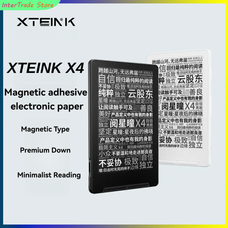 XTEINK X4 E-Book Reader Ink Screen Magnetic Portable E-Book Readers 4.3 Inch E Ink Reader 800480