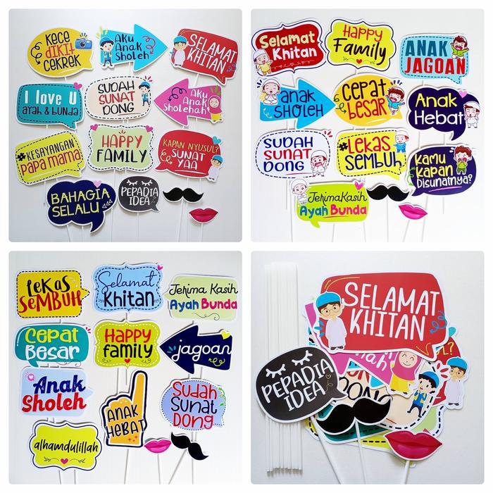 READY STOCK KHITAN PHOTO PROPS PHOTOBOOTH