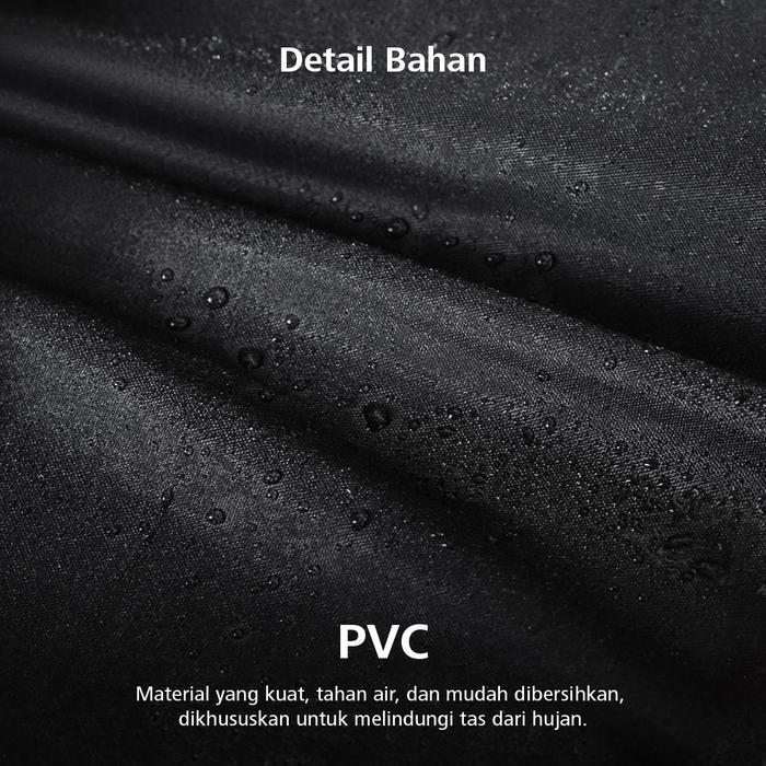 Bodypack Regen 2.0 Bag Cover Pelindung Tas Hujan Durable Tahan Air - Hitam Terlaris