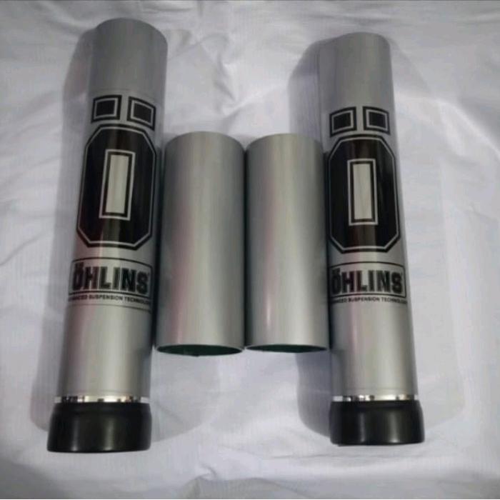 Cover Shock USD CRF 150cc L/KLX 150cc BF/SE/D-TRACKER dengan Stiker WP/OHLINS untuk Tampilan Motor