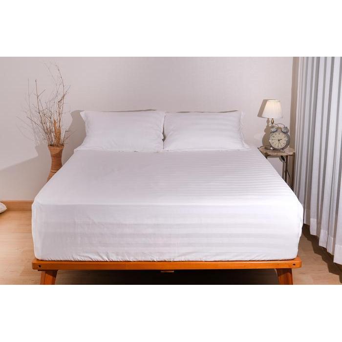 sprei salur bahan katun dobby
