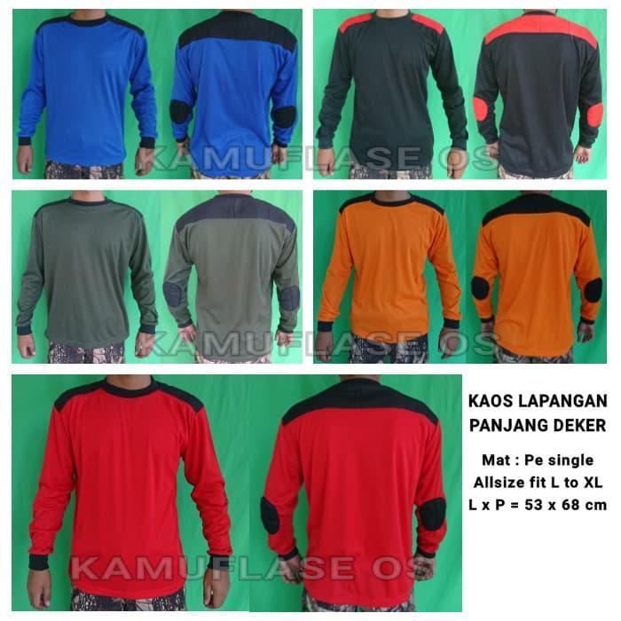 DISKON Kaos llapangan kaos panjang polos deker Safety Pria Wanita READY STOCK