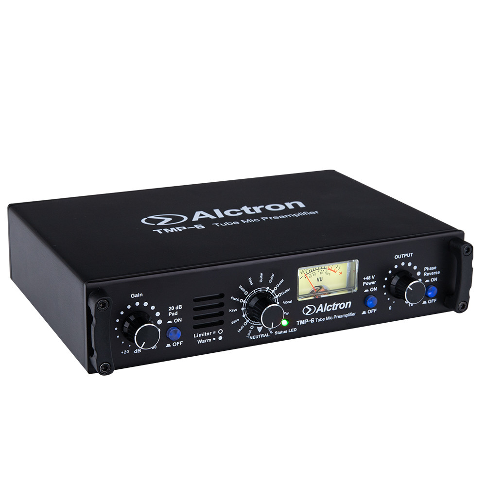 Alctron TMP-6 Multifunctional Microphone Amplifier, Studio Tube Microphone Amplifier, Preamp with