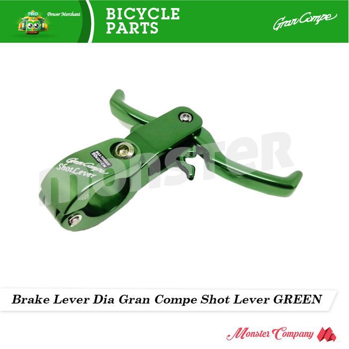 Dia-Compe Brake Lever Dia Gran Compe Shot Lever GREEN Handle Rem Sepeda Retro Fixie Roadbike Klasik