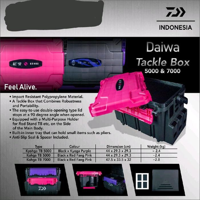 Tackle Box Daiwa Kyohga Kohga 5000 Box Pancing Original