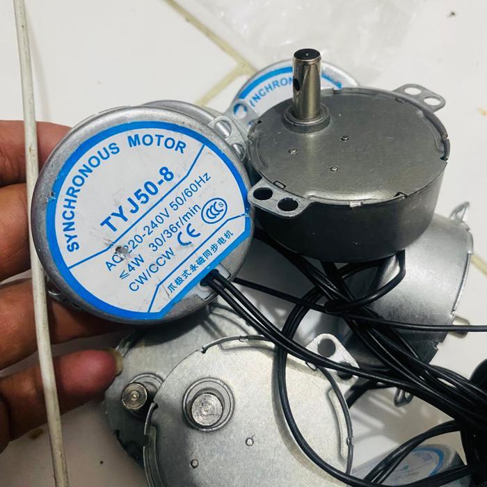 Dinamo Swing Penggerak Lampu Barbershop 30-36rpm Mesin Lampu Barberpole / Dinamo rotari cepat 30RPM