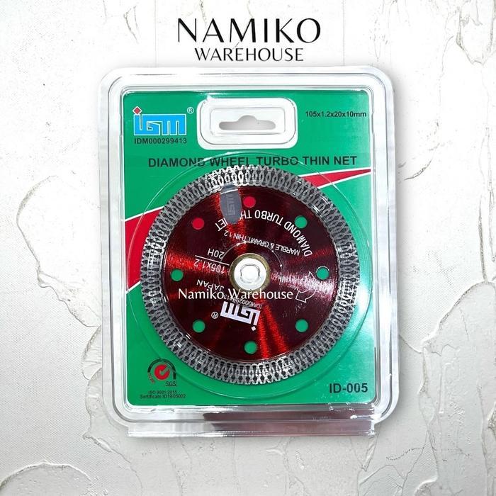 IGM DIAMOND WHEEL MATA POTONG GERINDA KERAMIK TURBO 4 INCH