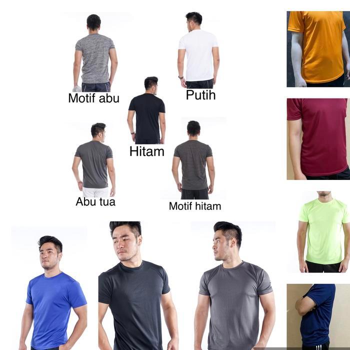 T-Shirt Olahraga Pria Wanita / Kaos Olahraga Dry Fit Nb01 Pasti Diskon