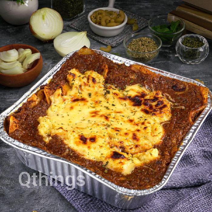 Qthings Hampers Lasagna 20x20cm Creamy