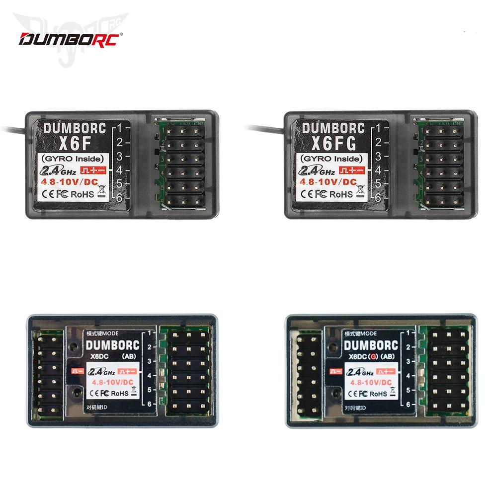 RC Servo DUMBORC X6F/X6FG/X6DC/X6DCG 2.4G 6CH Radio Control System